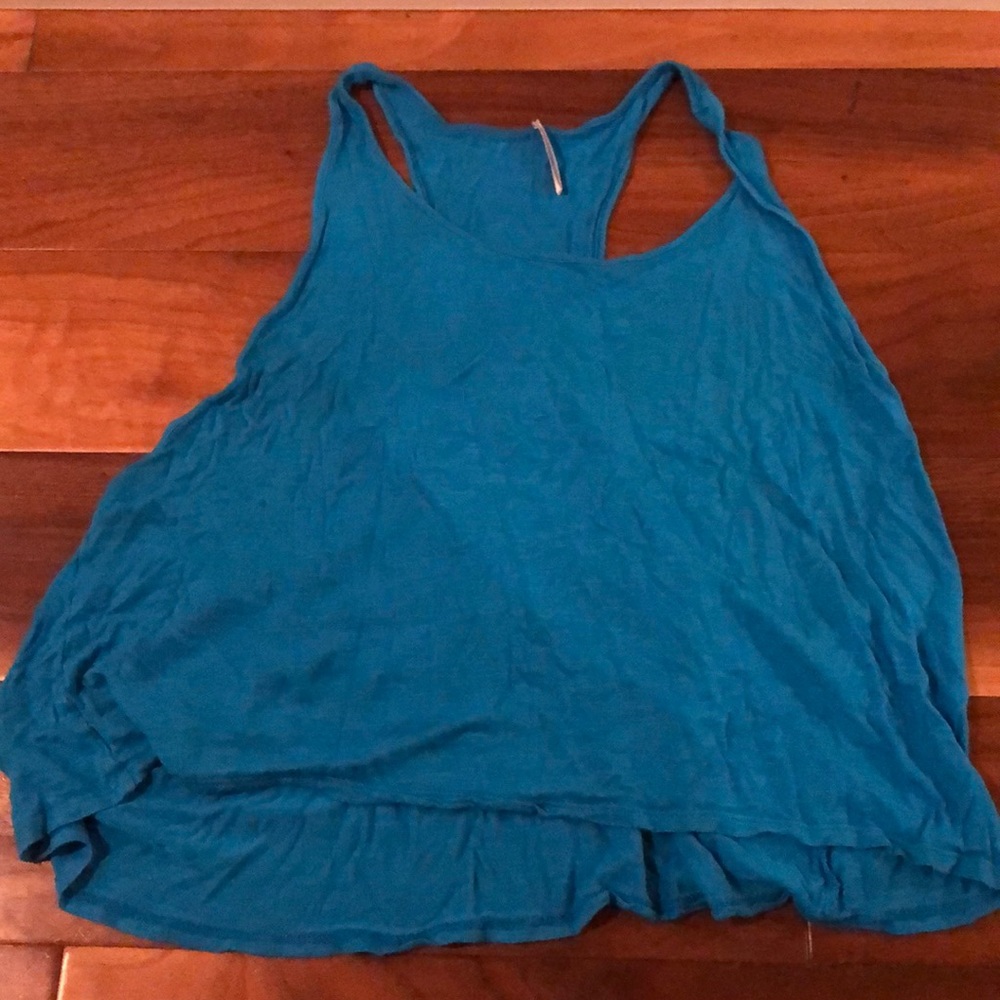 Blue tank top
